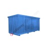 Modulcontainer open space in steel with spill pallet and swing doors group size 1
