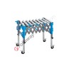 Pantograph roller conveyor Fervi R003/09 for metal cutting band saw
