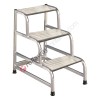 Folding step stool aluminium for professional use Cargo