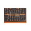 Beta tools in soft thermoformed tray M213 with 25 tools
