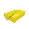 Drum spill pallet 280 lt in polyethylene 1230 x 830 x 300 mm for drums