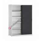Workshop cabinet 1428x600 H 2000 2 sliding doors