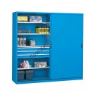 Workshop cabinet 2046x600 mm with 2 sliding doors