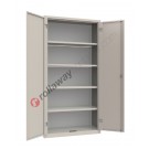 Metal storage cupboard H 200 2 doors 4 sheves with lock Armet