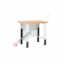 Work table with wooden top 1024 x 750 H 740 / 1115 mm Work Master BR