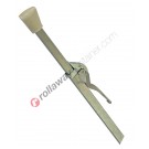 Load bar telescopic square in zinc-plated steel from 1.88 m to 2.86 m