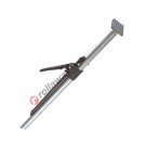 Vertical adjustable zinc-plated steel e-track load bar from 2.30 mt to 2.60 mt