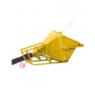 Laydown concrete bucket with rubber hose and handwheel opening capacity up to 5200 kg