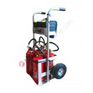 Hand truck for fire extinguishers Grisù