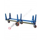 Sheet metal pallet carry bars capacity up to 2000 kg