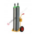 Hand truck for gas tanks with oversized wheels for building sites capacity 40 lt Bibo 40 Plus 