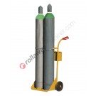 Hand truck for gas tanks with solid wheels capacity 40 lt Bibo 40 