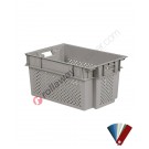 Vented heavy duty storage box 600 x 400 H 300 mm