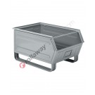 Open fronted metal storage box with skids on long side 700/630 x 450 H 390