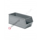 Open fronted metal storage box with crossbar 500/450 x 200 H 200