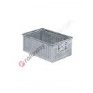 Perforated metal storage box 450 x 300 H 200
