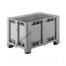 Plastic pallet box for industry 1200 x 1000 H 760 heavy 610 liters