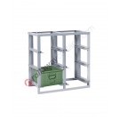Configure your stackable shelving H 1180 mm for metal boxes