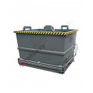 Drop bottom opening skip for contruction sector with single caseback capacity 5100 kg