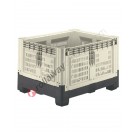 Vented folding pallet box 1200 x 1000 H 800 heavy 720 Liters