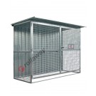 Gas cage in galvanized steel with supporting frame 3180 x 1600 mm