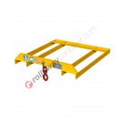 Forklift lifting hook fixed reach capacity up to 500 kg