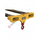 Forklift lifting hook capacity up to 5000 kg
