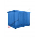 Modulcontainer in steel 3150 x 2350 x 2365 mm with spill pallet