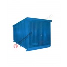Modulcontainer in steel 5150 x 2350 x 2365 mm with spill pallet and door on the short side