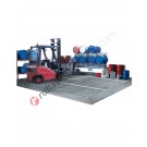 Steel modular spill containment platform