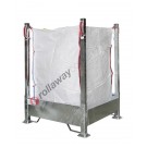 Big bag rack in steel adjustable 1088 x 1088 x 1396 mm