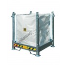 Big bag rack in galvanized steel with dismountable structure 1070 x 1070 x 1350 mm