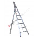 Single section ladder professional with back column Agriluxe