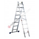 Extension ladder 2-ramps professional high-end De Luxe