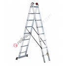 Extension ladder 2-ramps professional Euro