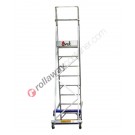Warehouse ladder professional for narrow corridors Castellana Slim