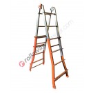 Semi-professional multi purpose ladder in steel Sveltina