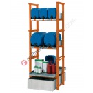 Drum and small container dispensing station with 205 lt spill pallet