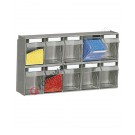 Tilt bin storage with drawers height 300 mm