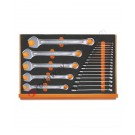 Beta tools in soft thermoformed tray M01 with 22 tools