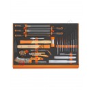 Beta tools in soft thermoformed tray M230 with 25 tools