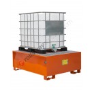 Ibc pallet 1000 lt in painted steel with grid 1340 x 1650 x 620 mm