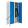 Clean and dirty lockers metal 3 doors with lock 3 places monoblock Fasma