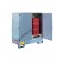 Drum storage cabinet in galvanized steel 1395 x 905 x 1600 mm with spill pallet for 2 x 200 lt drums