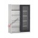 Workshop cabinet 1428x600 H 2000 2 polycarbonate sliding doors