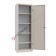 Metal storage cupboard H 180 1 door 4 shelves with lock Armet