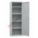 Metal storage cupboard H 180 1 door 4 sheves with lock