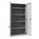 Metal storage cupboard H 185 2 doors 4 shelves with lock Armet