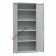 Metal storage cupboard H 180 2 doors 4 sheves with lock