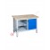 Work table with wooden top 1200 x 600 H 865 mm B009/A1
